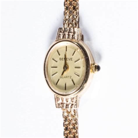 geneve quartz gold watch|vintage geneva quartz watch gold.